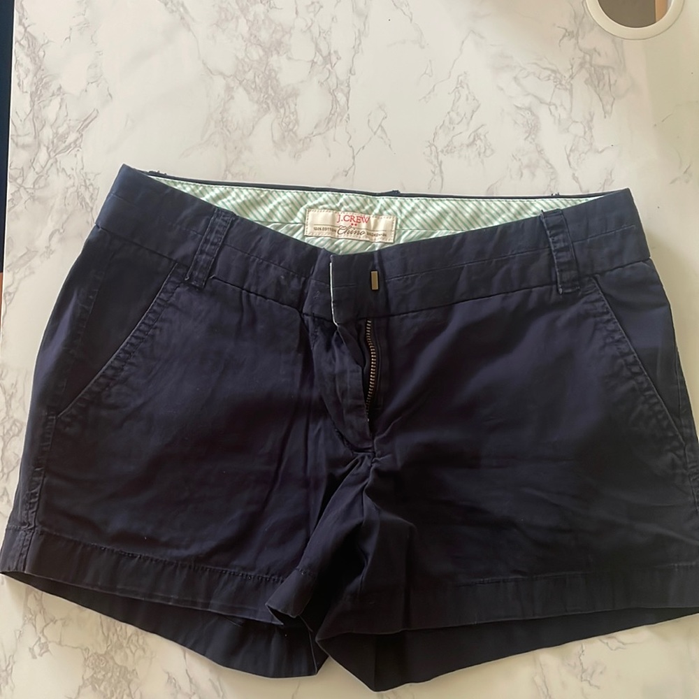 J. Crew women’s Navy shorts